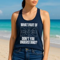 What Part Don't You Understand - Basketball Coach Womens Tank Top