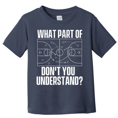 What Part Don't You Understand - Basketball Coach Toddler T-Shirt