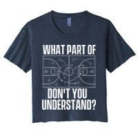 What Part Don't You Understand - Basketball Coach Crop Top