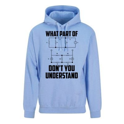 What Part Don't You Understand Engineering Funny Gift Unisex Surf Hoodie