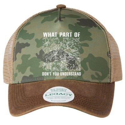 What Part Don't You Understand Funny Engineer Mathematician Meaningful Gift Legacy Tie Dye Trucker Hat