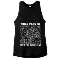 What Part Don't You Understand Funny Engineer Mathematician Meaningful Gift Ladies PosiCharge Tri-Blend Wicking Tank