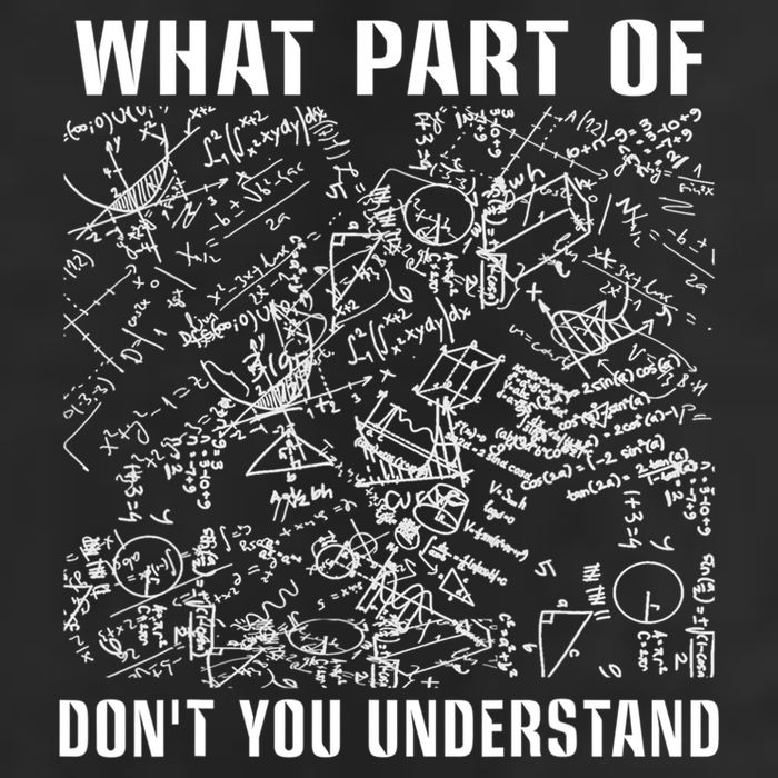 What Part Don't You Understand Funny Engineer Mathematician Meaningful Gift 7 Panel Mesh Trucker Snapback Hat