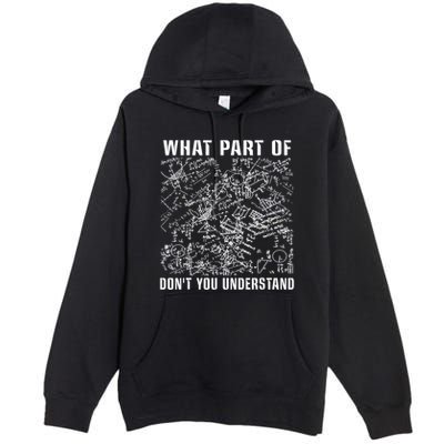 What Part Don't You Understand Funny Engineer Mathematician Meaningful Gift Premium Pullover Hoodie
