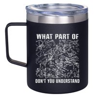 What Part Don't You Understand Funny Engineer Mathematician Meaningful Gift 12oz Stainless Steel Coffee Mug