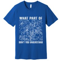 What Part Don't You Understand Funny Engineer Mathematician Meaningful Gift Premium T-Shirt