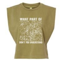 What Part Don't You Understand Funny Engineer Mathematician Meaningful Gift Garment-Dyed Women's Muscle Tee