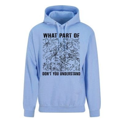 What Part Don't You Understand Funny Engineer Mathematician Meaningful Gift Unisex Surf Hoodie