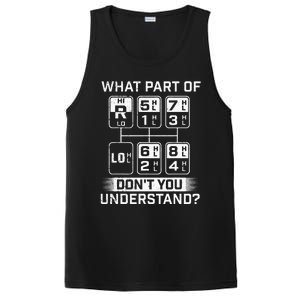 What Part Don't You Understand Trucker Semi Truck Driver PosiCharge Competitor Tank