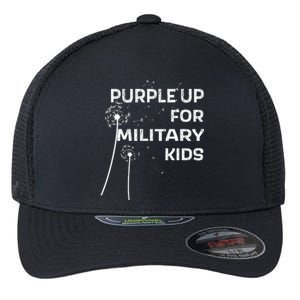 Wear Purple Dandelion Wishes Flexfit Unipanel Trucker Cap