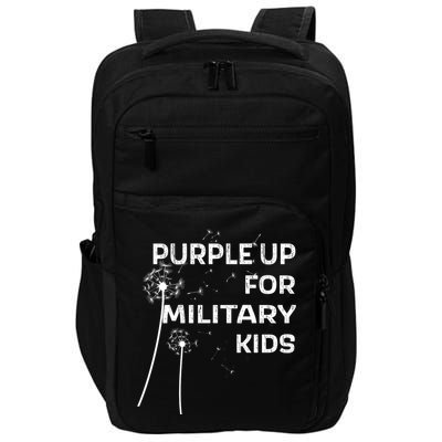 Wear Purple Dandelion Wishes Impact Tech Backpack