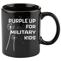Wear Purple Dandelion Wishes 11oz C Handle Ceramic Mug