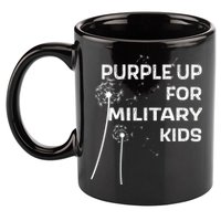 Wear Purple Dandelion Wishes 11oz C Handle Ceramic Mug