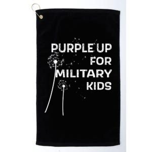 Wear Purple Dandelion Wishes Platinum Collection Golf Towel