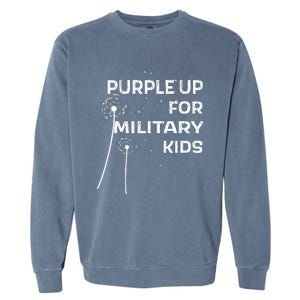 Wear Purple Dandelion Wishes Garment-Dyed Sweatshirt