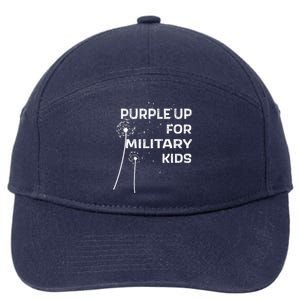 Wear Purple Dandelion Wishes 7-Panel Snapback Hat