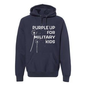 Wear Purple Dandelion Wishes Premium Hoodie