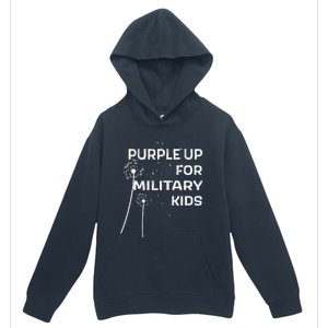 Wear Purple Dandelion Wishes Urban Pullover Hoodie