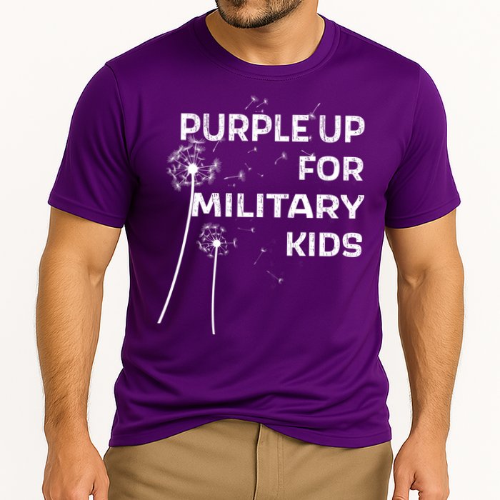 Wear Purple Dandelion Wishes Cooling Performance Crew T-Shirt