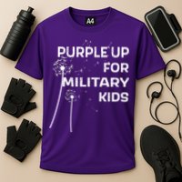 Wear Purple Dandelion Wishes Cooling Performance Crew T-Shirt