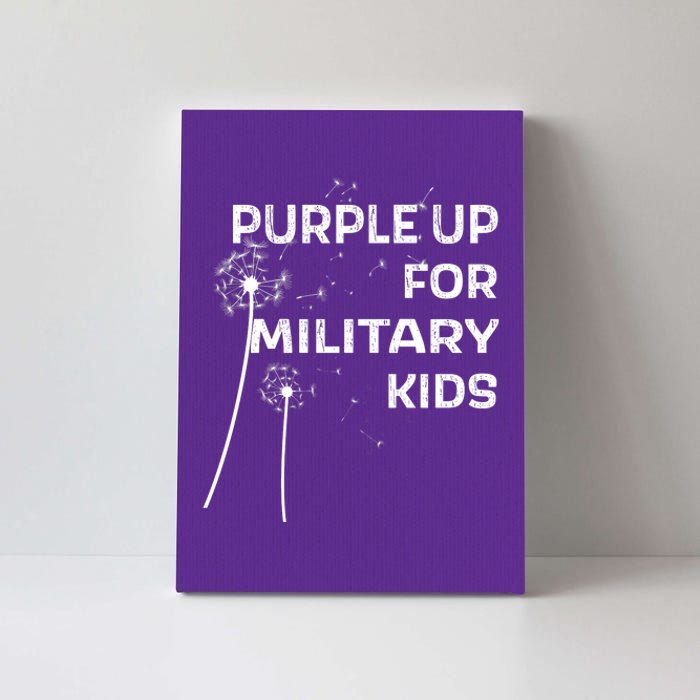 Wear Purple Dandelion Wishes Canvas