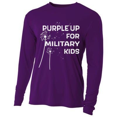 Wear Purple Dandelion Wishes Cooling Performance Long Sleeve Crew