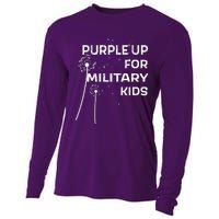 Wear Purple Dandelion Wishes Cooling Performance Long Sleeve Crew