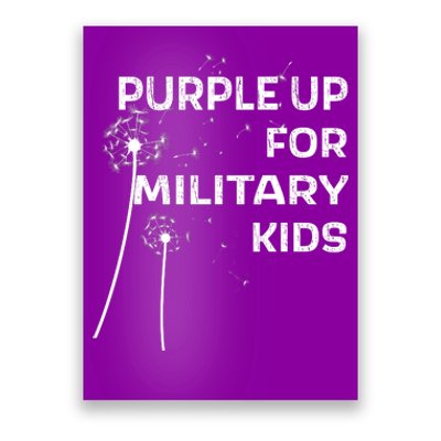 Wear Purple Dandelion Wishes Poster