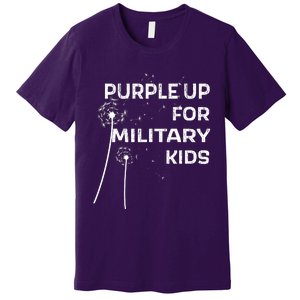 Wear Purple Dandelion Wishes Premium T-Shirt