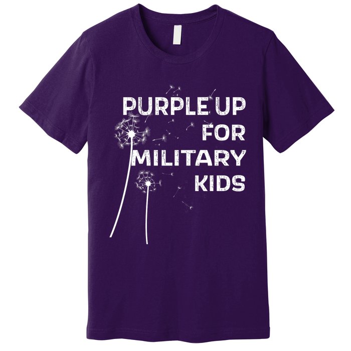 Wear Purple Dandelion Wishes Premium T-Shirt