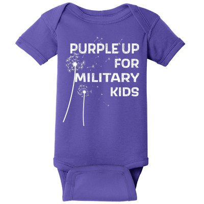 Wear Purple Dandelion Wishes Baby Bodysuit
