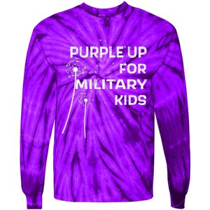 Wear Purple Dandelion Wishes Tie-Dye Long Sleeve Shirt