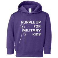 Wear Purple Dandelion Wishes Toddler Hoodie