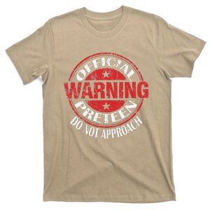 Warning Pren Do Not Approach 12th Birthday Funny T-Shirt