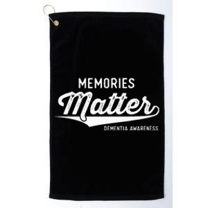 Wear Purple Dementia Awareness Gifts Memories Matter Platinum Collection Golf Towel