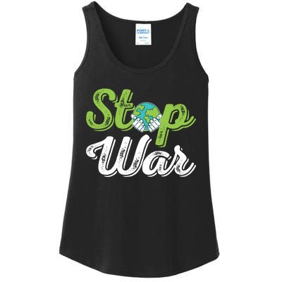 World Peace Day Motif Ladies Essential Tank