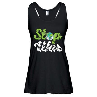 World Peace Day Motif Ladies Essential Flowy Tank