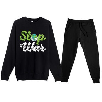 World Peace Day Motif Premium Crewneck Sweatsuit Set