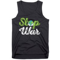 World Peace Day Motif Tank Top