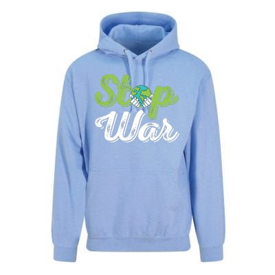 World Peace Day Motif Unisex Surf Hoodie