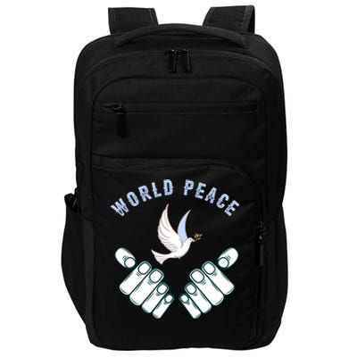 World Peace Emblem Impact Tech Backpack