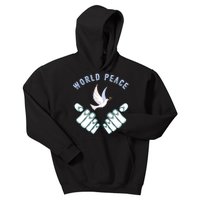 World Peace Emblem Kids Hoodie