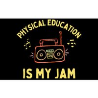 Womens Physical Education Is My Jam PE Teacher Appreciation Bumper Sticker