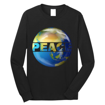 World Peace Earth Day Conscious Humanity Love & Kindness Long Sleeve Shirt