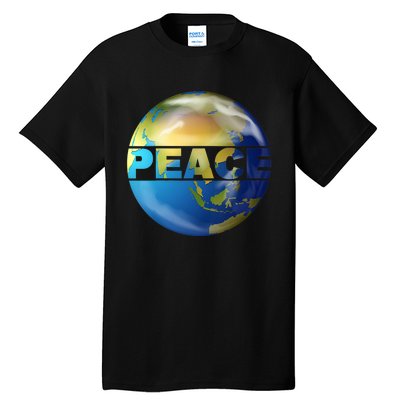 World Peace Earth Day Conscious Humanity Love & Kindness Tall T-Shirt