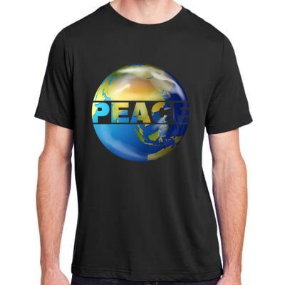 World Peace Earth Day Conscious Humanity Love & Kindness Adult ChromaSoft Performance T-Shirt