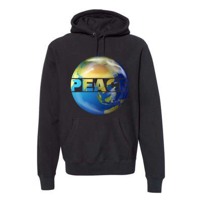 World Peace Earth Day Conscious Humanity Love & Kindness Premium Hoodie