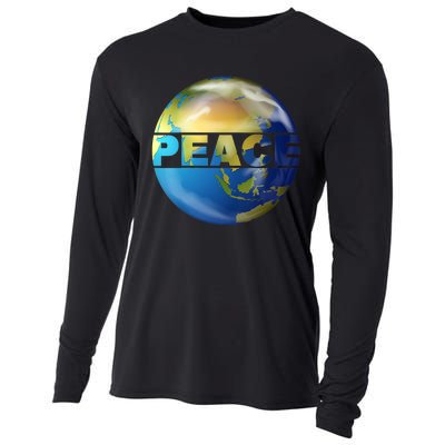 World Peace Earth Day Conscious Humanity Love & Kindness Cooling Performance Long Sleeve Crew