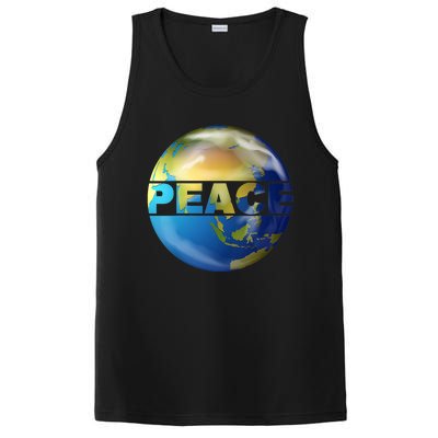 World Peace Earth Day Conscious Humanity Love & Kindness PosiCharge Competitor Tank