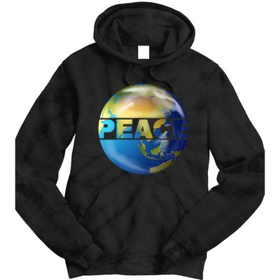 World Peace Earth Day Conscious Humanity Love & Kindness Tie Dye Hoodie